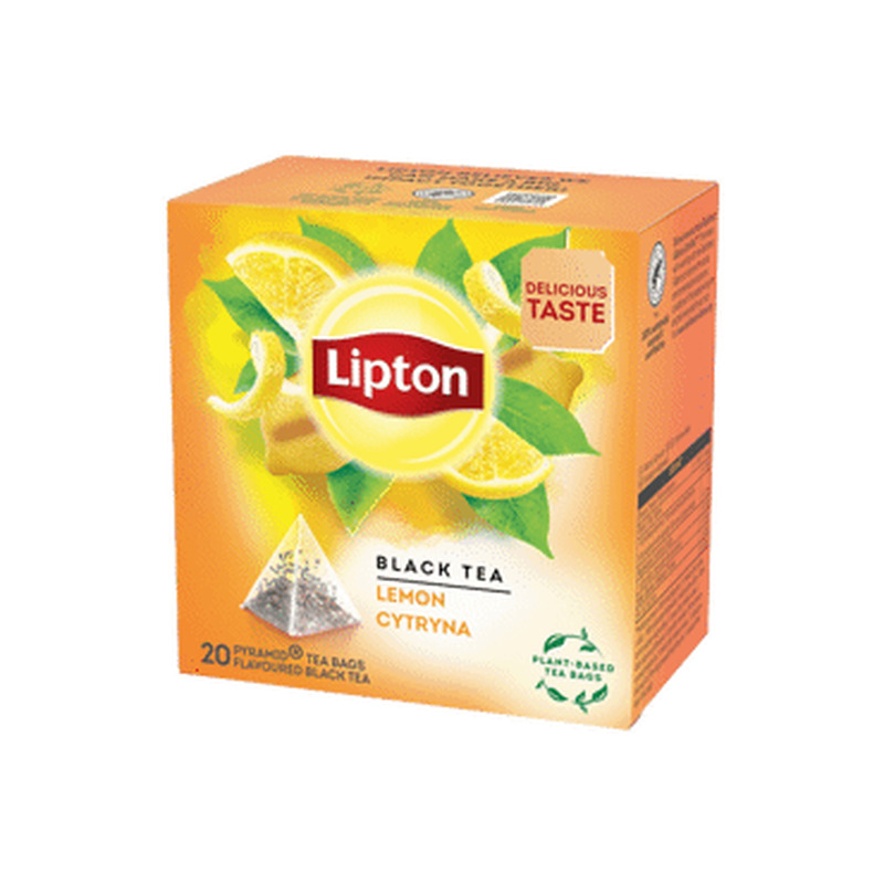 Must tee sidr. Lemon LIPTON pür.20x1.7g