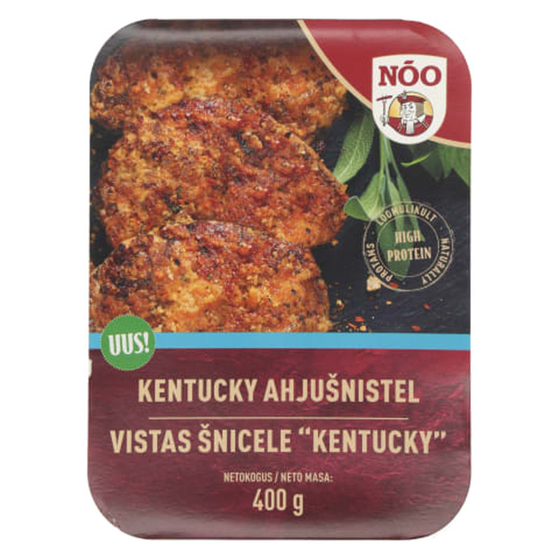 Ahjušnitšel broilerikintsulihast Kentucky Nõo 400g