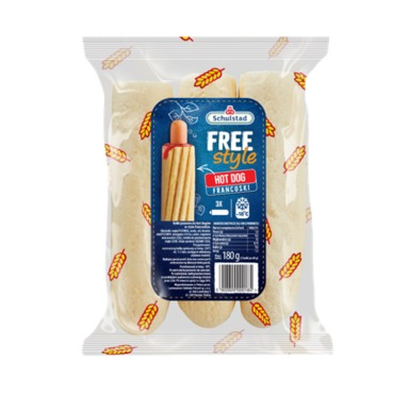 SCHULSTAD French Hot Dog sai 3x60g (külmut.)