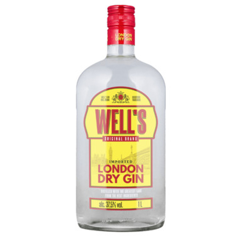 WELL`S London Dry Gin 37,5% 100cl