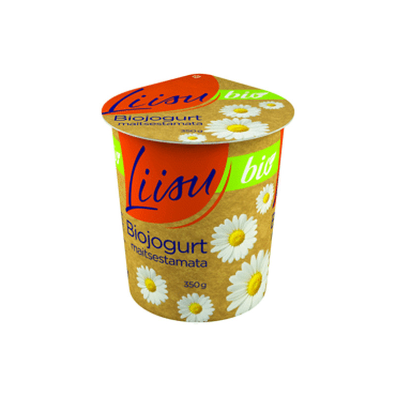 Biojogurt LIISU maitsestamata, 350g