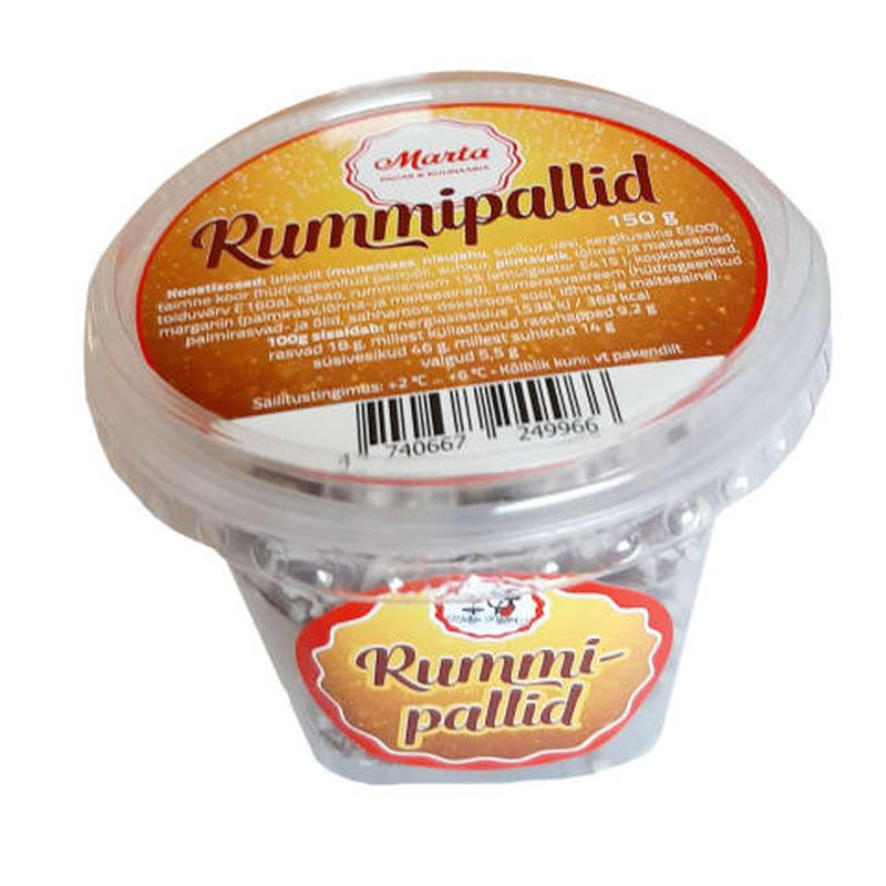 Rummipallid, MARTA PAGAR, 150 g