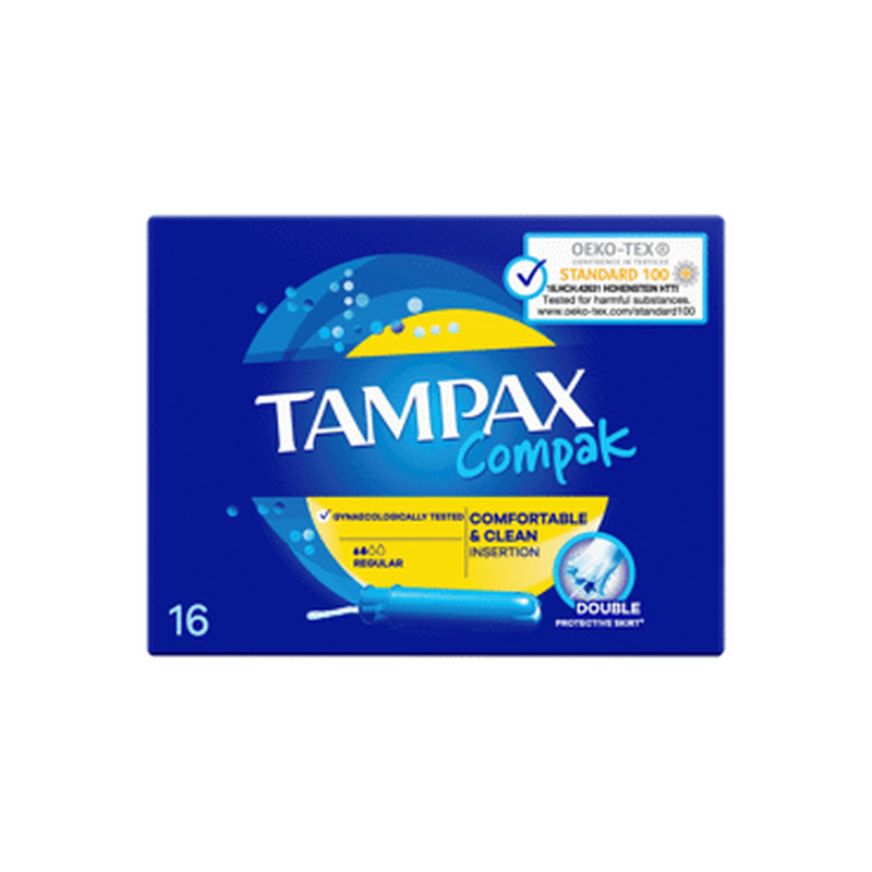 Tampoonid TAMPAX Compak Regular 16tk