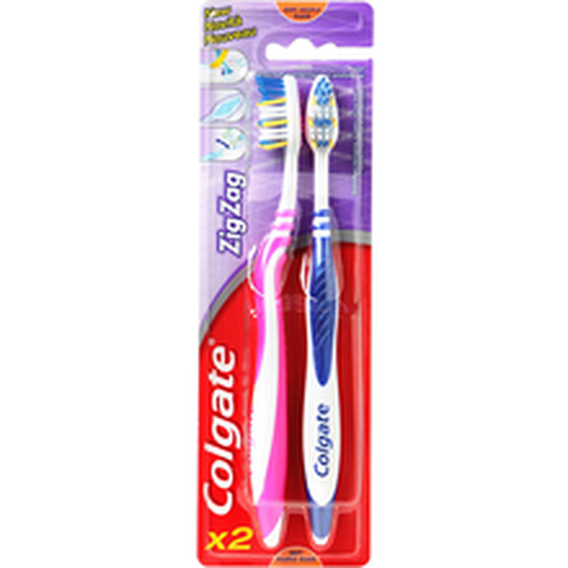 Colgate zigzag soft 2-pakk hambahari