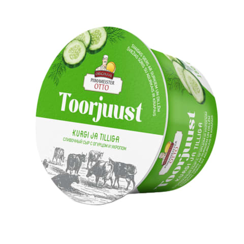 Toorjuust kurgi ja tilliga Piimameister Otto 150g