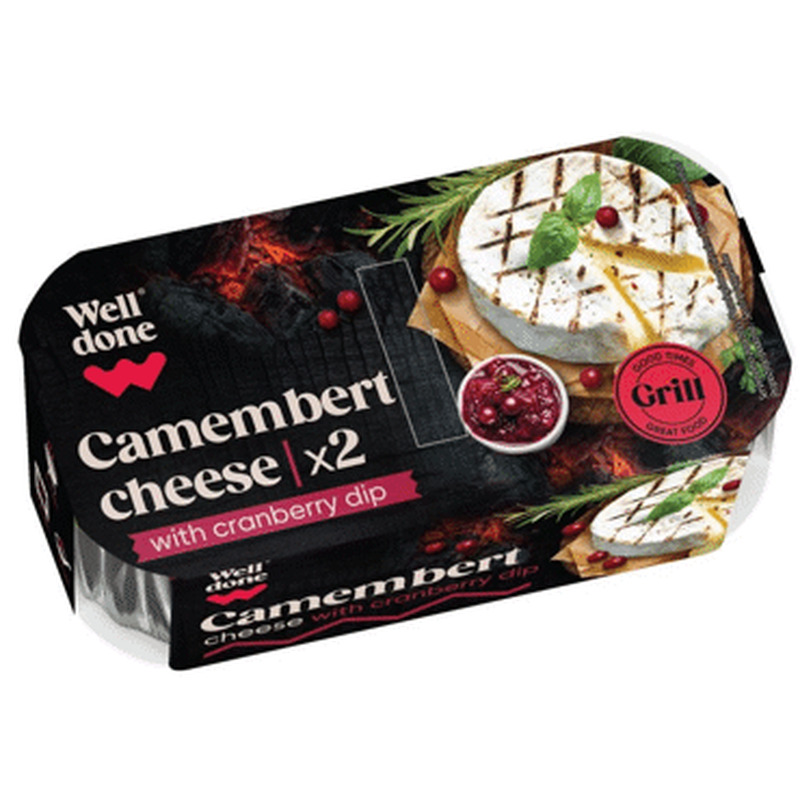 Juust Camembert WELL DONE jõhvikas, 230g