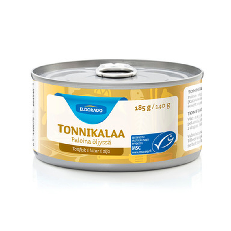 ELDORADO Tuunikalatükid õlis 185g