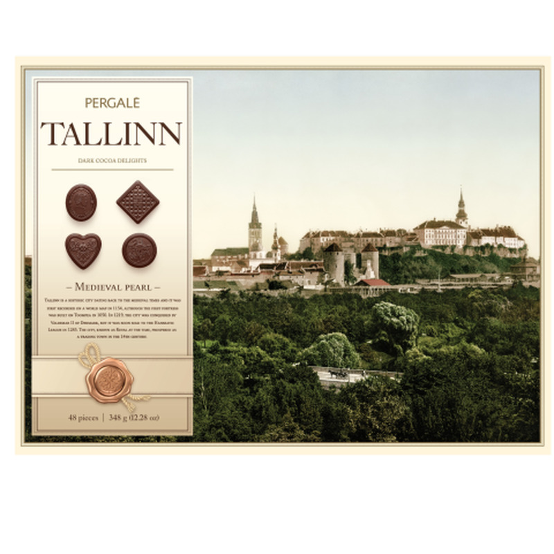 Kompvekiassortii Pergale Dark Tallinn 348g