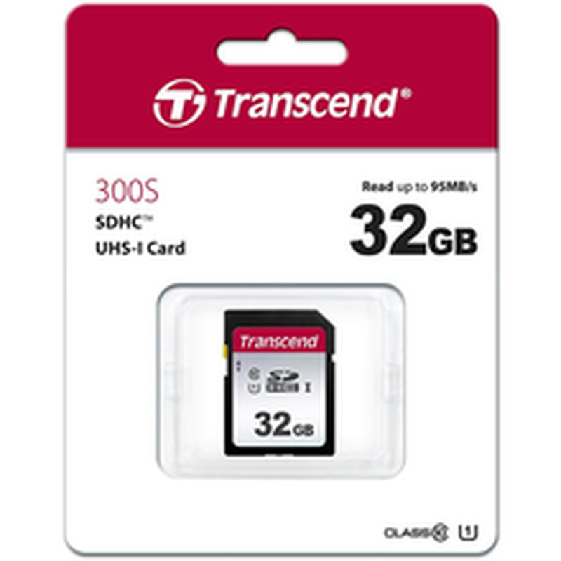 Mälukaart Transcend, 32 GB, U1 SD 300S