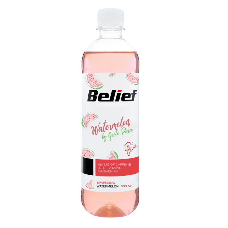 Energiavesi arbuusi, BELIEF, 530 ml