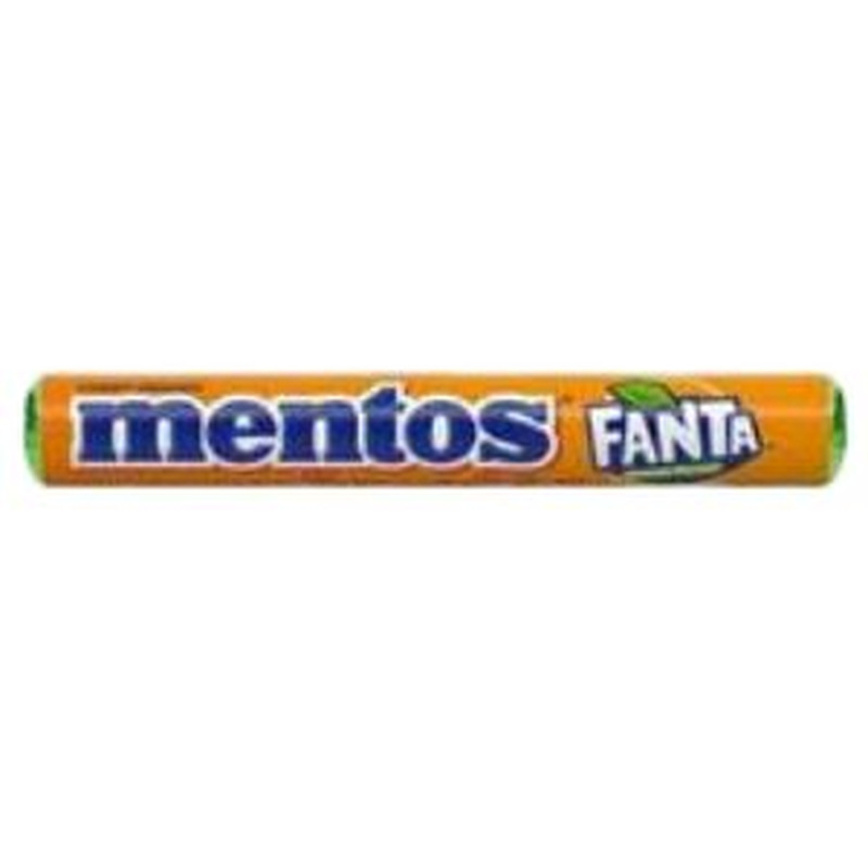 Nätsukomm Fanta Orange, MENTOS, 37,5 g