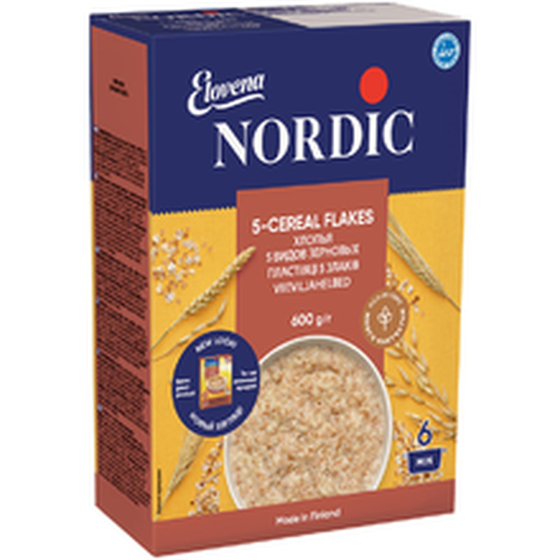 Viieviljahelbed, NORDIC, 600 g