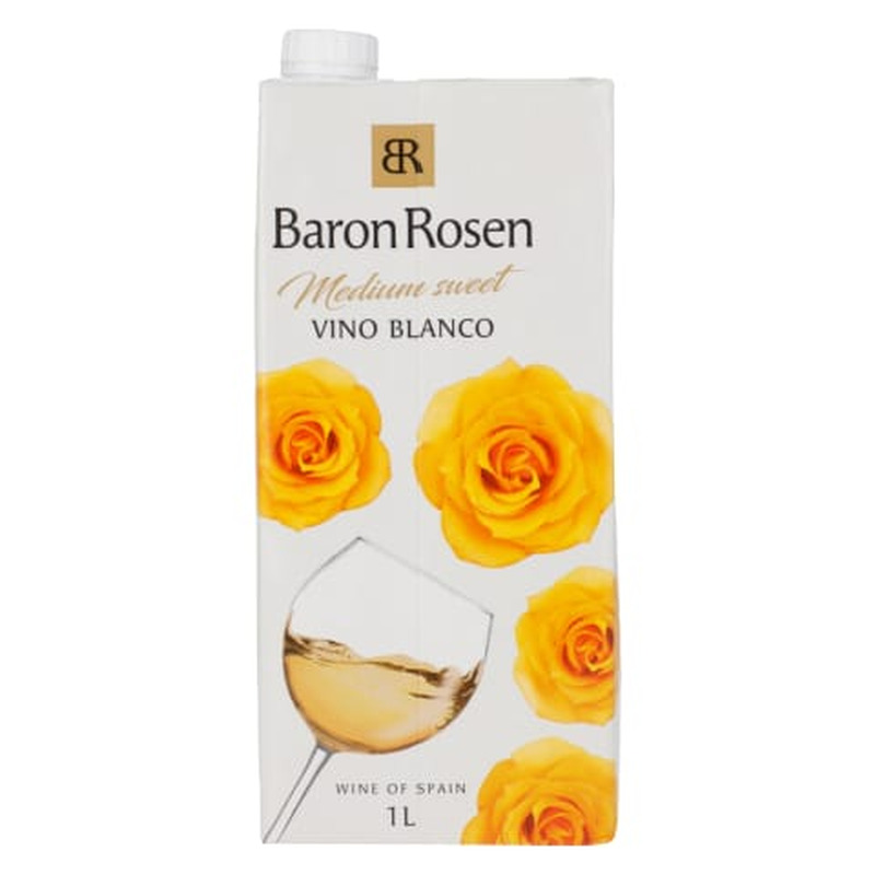 Vein Baron Rosen Vino Blanco Medium-Sweet Tetra 1l