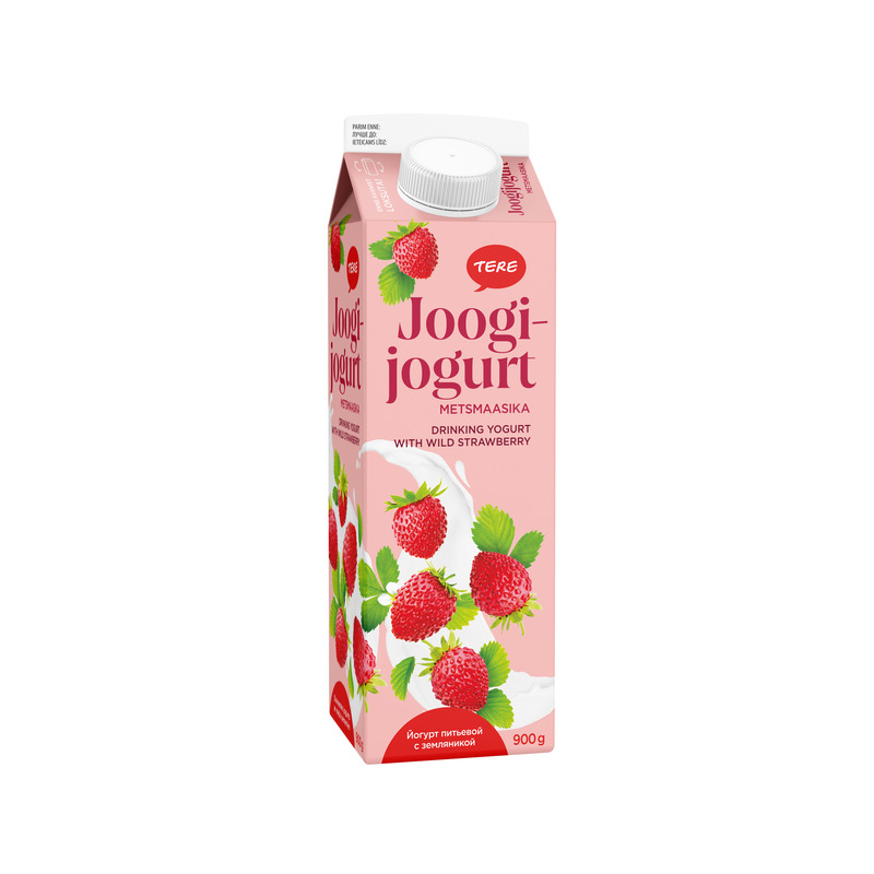 Joogijogurt metsmaasika, TERE, 900 g