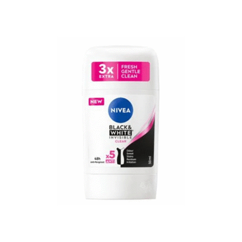 Pulkdeodorant NIVEA B&W Clear 50ml