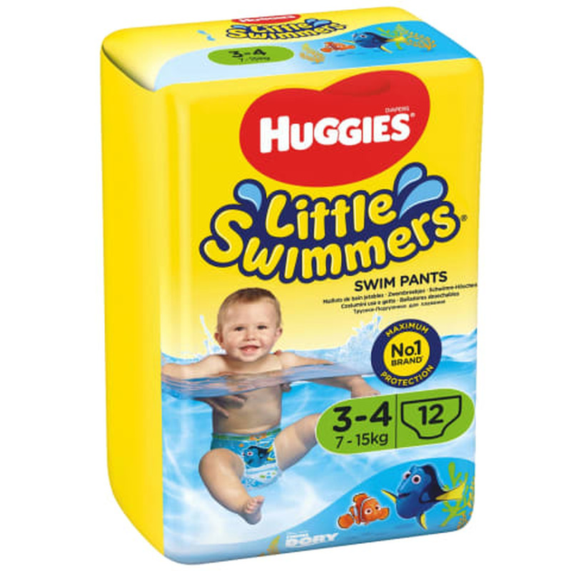 Püksmähkmed HUGGIES SWIMMER,7-15KG,S3-4,12tk