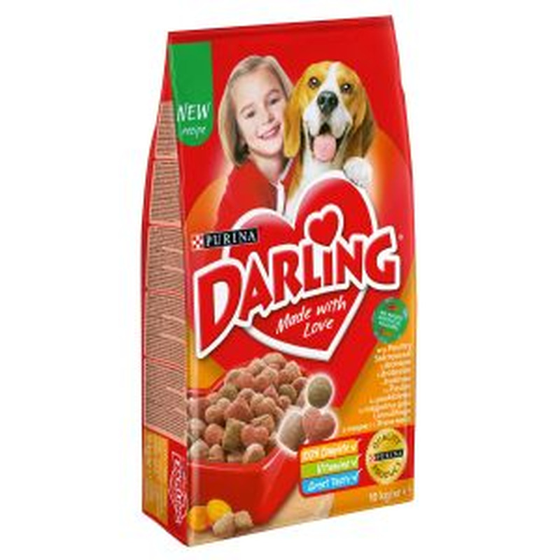 Darling kuivtoit koerale 10kg linnuliha, juurvili