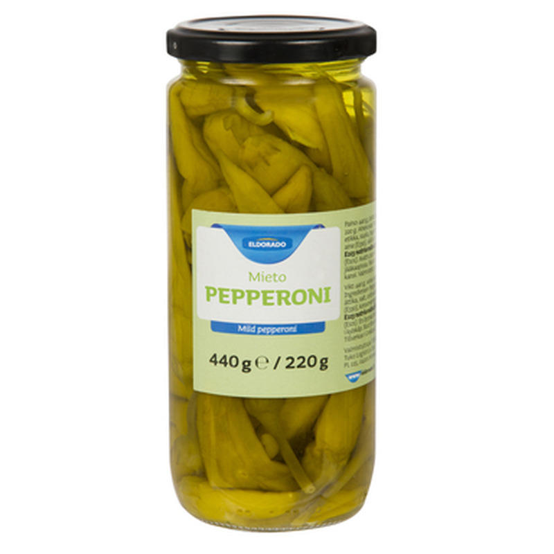 ELDORADO Mahedad terved pepperonid 440g