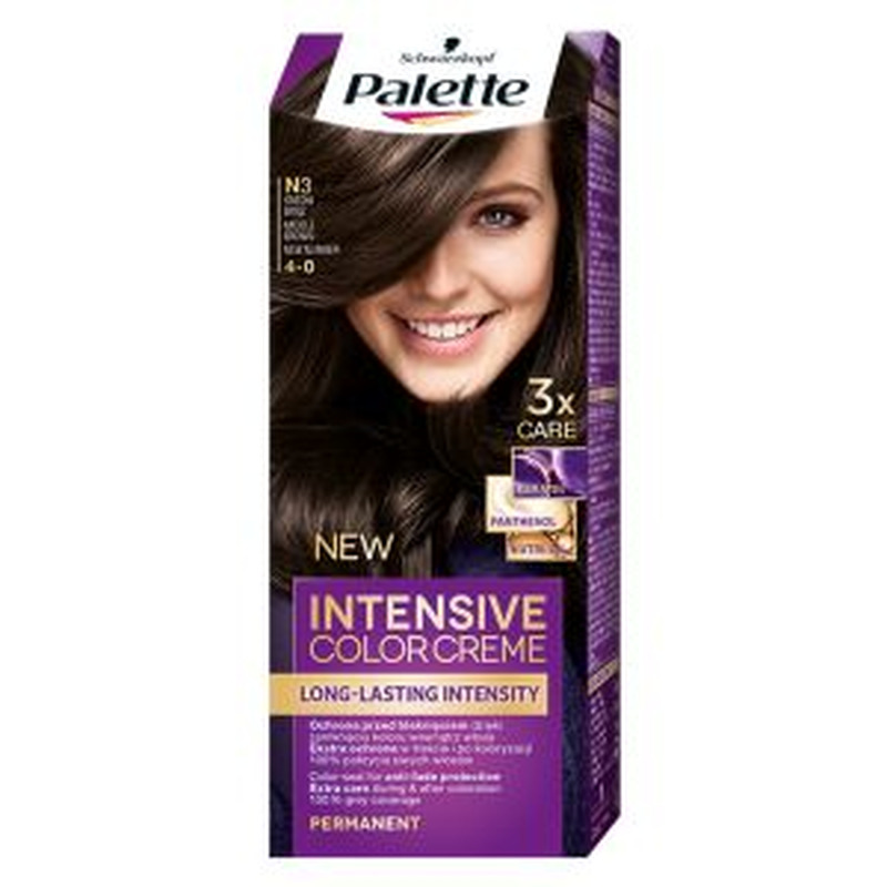 Püsivärv Intensive Color N3, PALETTE, 1 tk