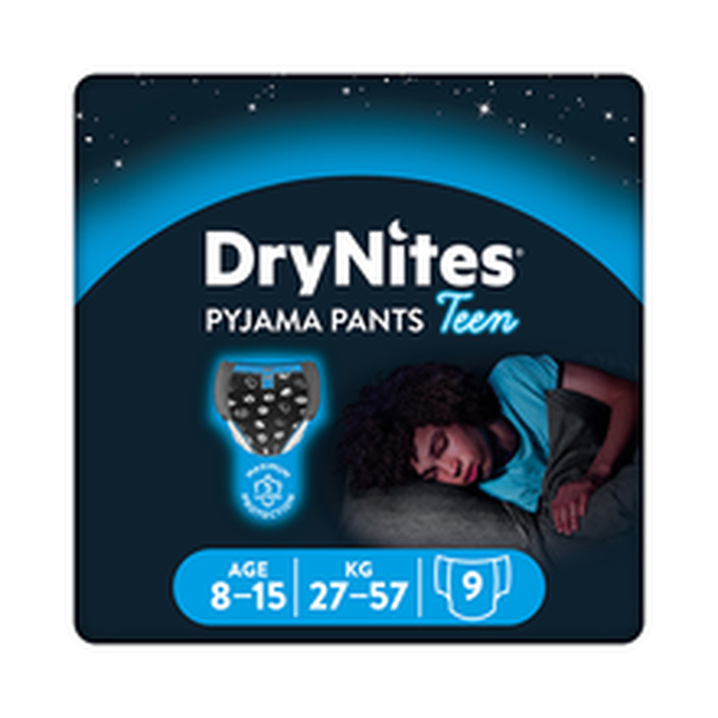 Püksmähkmed Dry Nites poistele, HUGGIES, 27-57 kg/9 tk