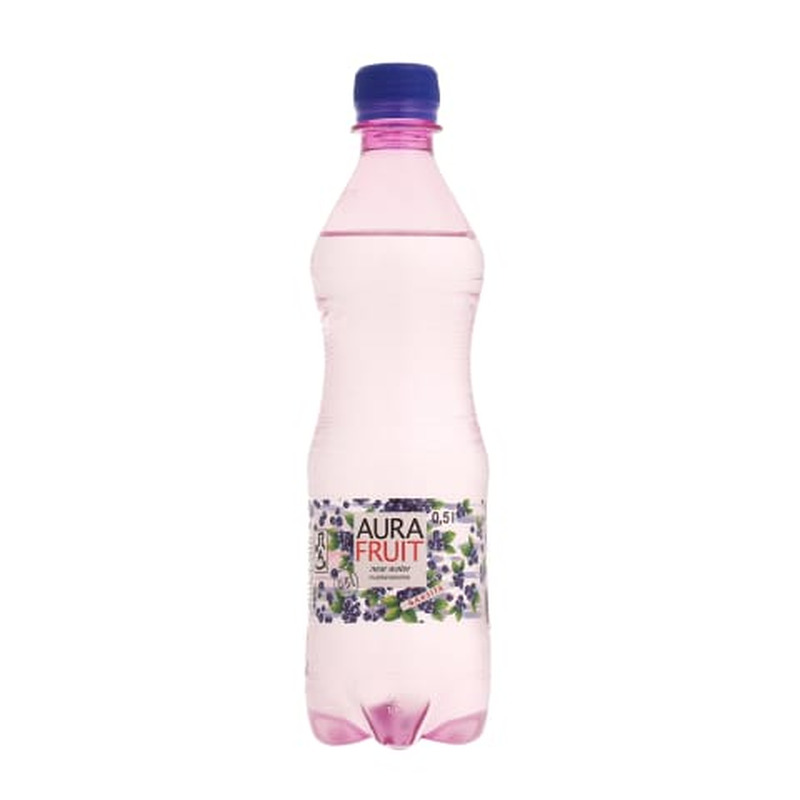 Vesi mustikamaitseline, AURA FRUIT, 0,5 L