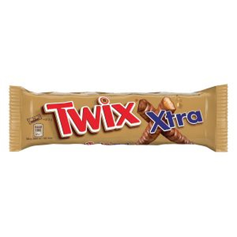 Twix Xtra piimašokolaad 75g karamelli ja küpsisega