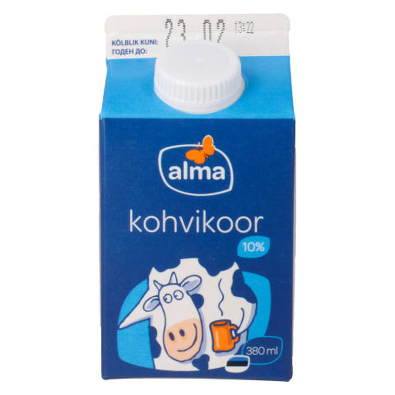 Kohvikoor Alma 10% 380ml