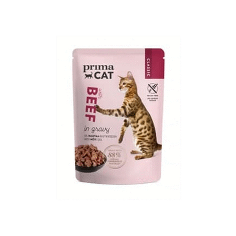 Kassieine PRIMACAT veiseliha kastmes 85g