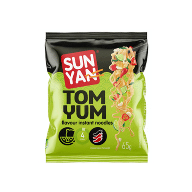 Kiirnuudlid Tom Yum SUN YAN 65g