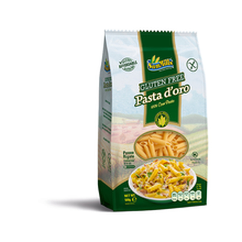 Gluteenivaba maisijahust penne rigate, SAM MILLS, 500 g