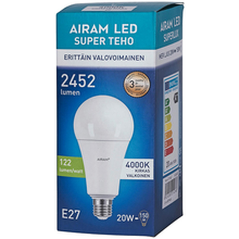 Led-lamp 19w e27 2452lm 4000k