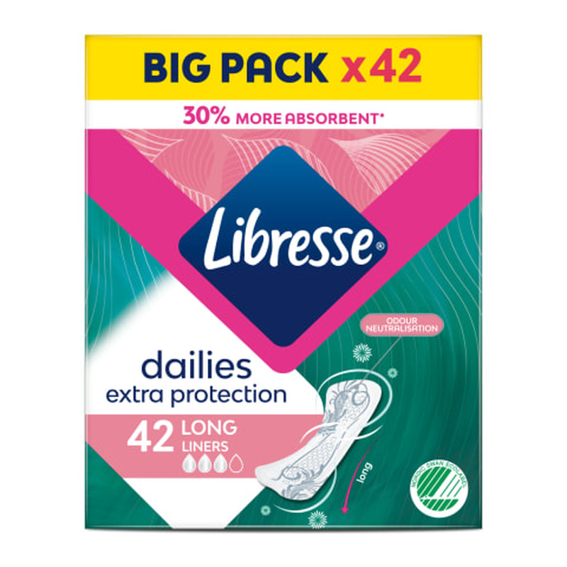 Pesukaitse Libresse Extra Protection Long 42tk