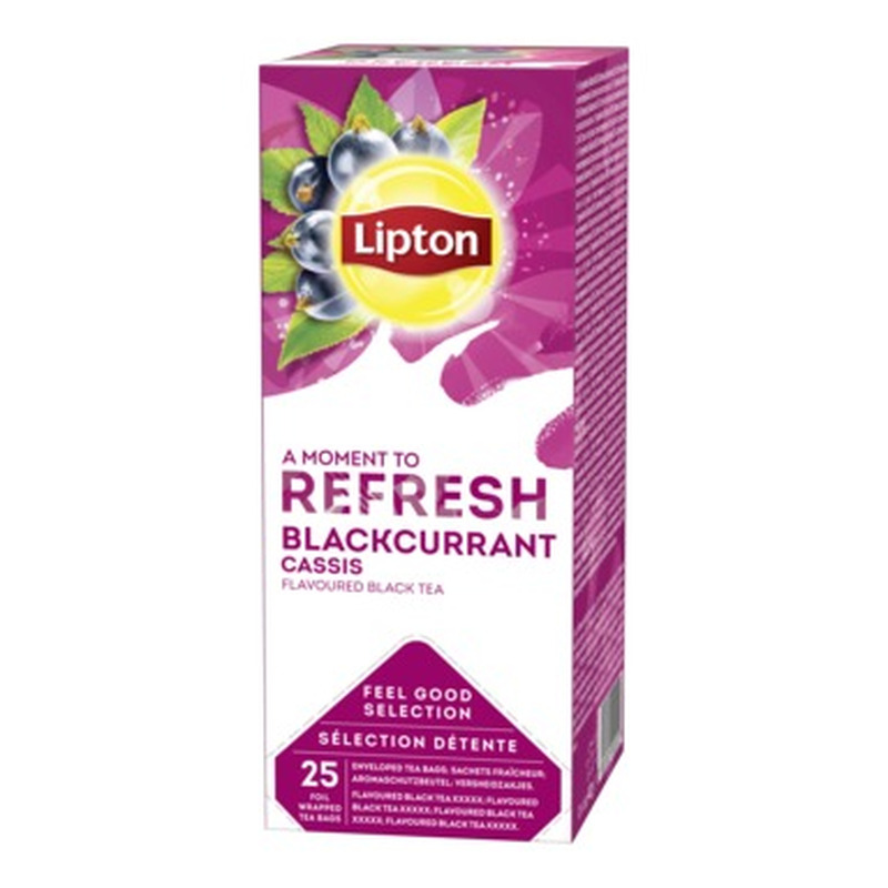 LIPTON Mustasõstratee 25x1,6g (fooliumis)