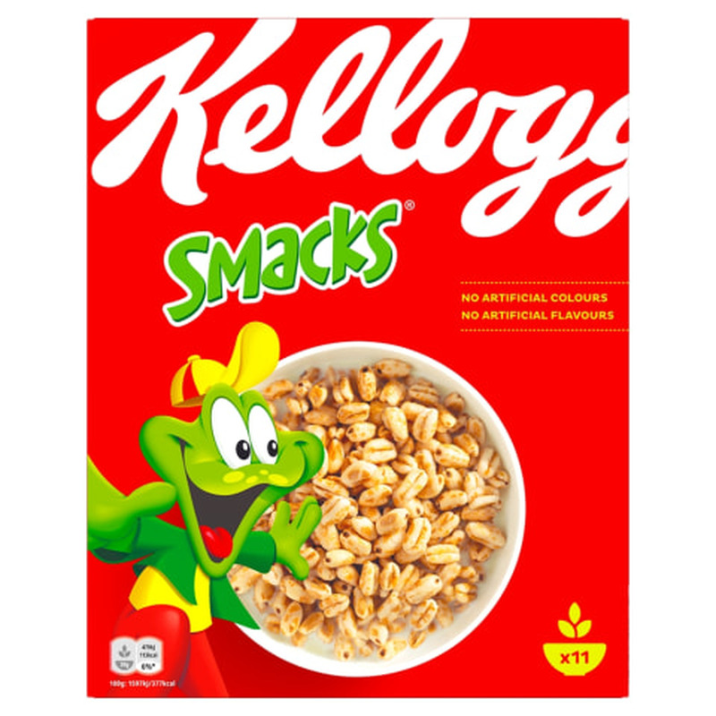 Hommikuhelbed Smacks, KELLOGG'S, 330 g