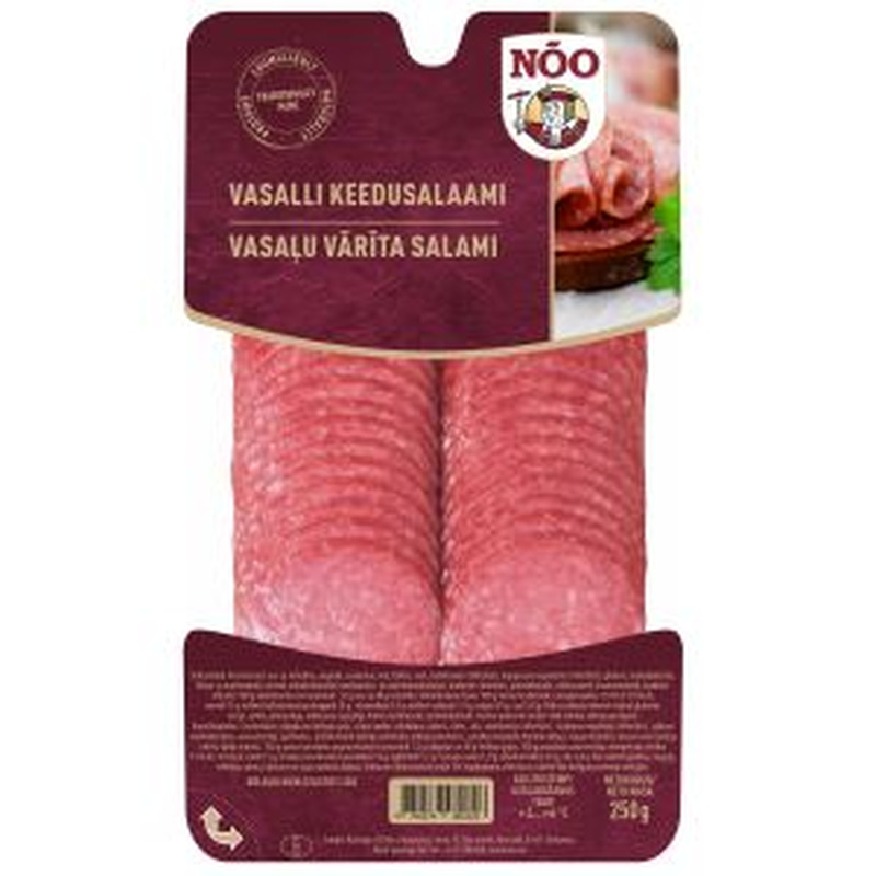 Nõo keedusalaami Vasalli juustuga 90g