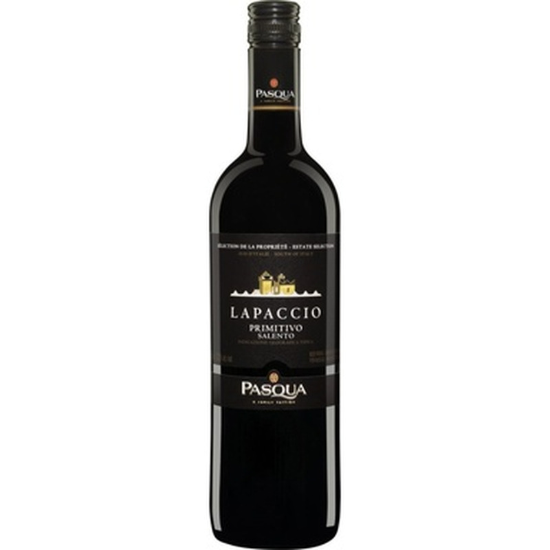 PASQUA Lapaccio Primitivo Salento 13,5% 75cl (punane, kuiv)