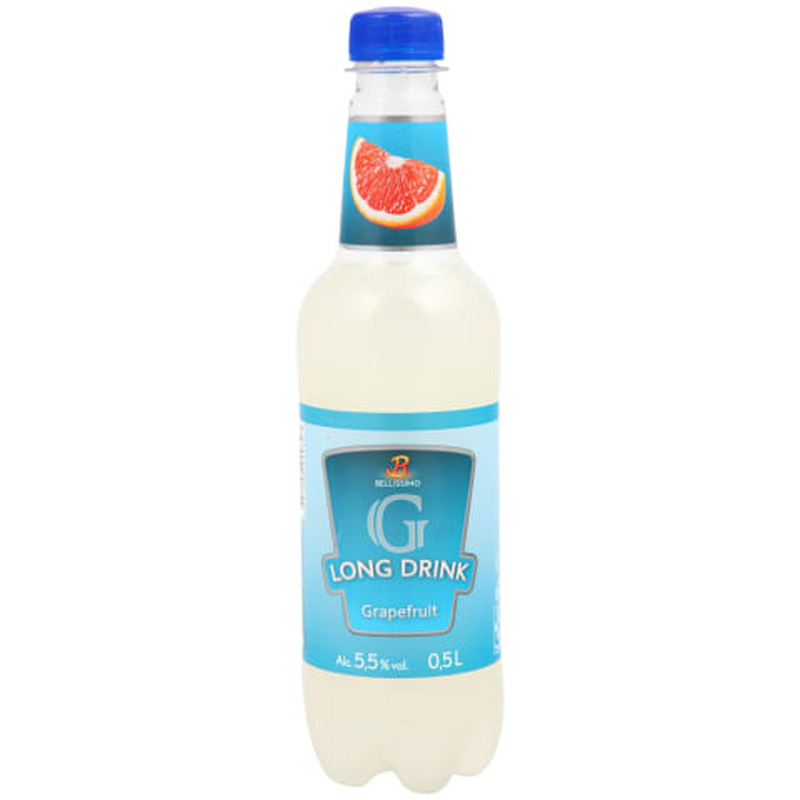 Muu alkohoolne jook Bellissimo Long Drink greibimaitseline 5,5%vol 0,5l pet