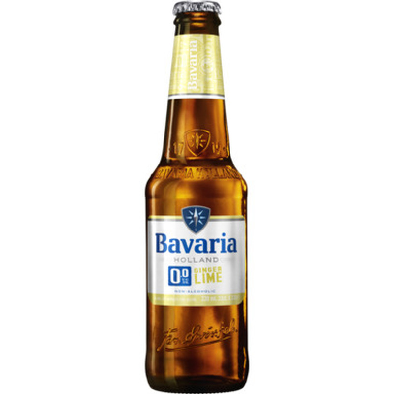 BAVARIA Alkoholivaba õlu Ginger Lime hele 33cl (pudel)