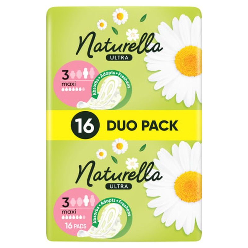 Hügieenisidemed Naturella ultra maxi 16tk