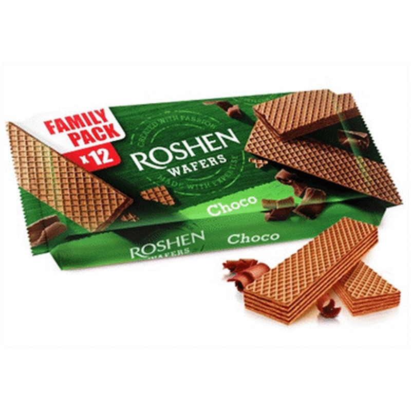 Vahvlid šokolaadimaits.ROSHEN 216g