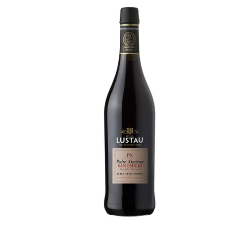 Kaitstud päritolunimetusega liköörvein Lustau Pedro Ximenez San Emilio Sherry 17%vol 0,375l