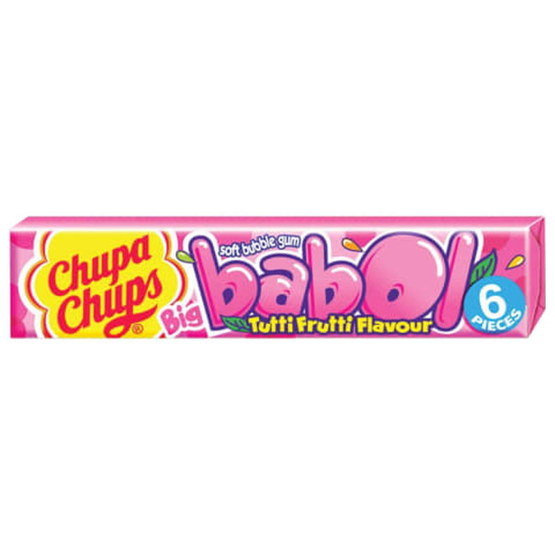 Mullinäts Big babol Tutti Frutti Chupa Chups 27,6g