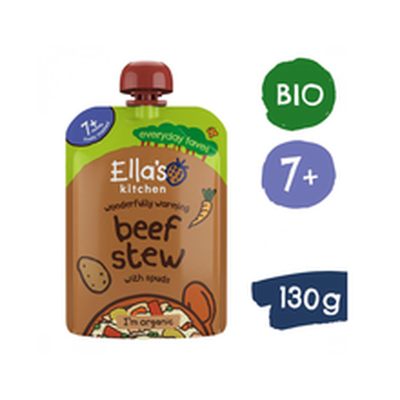 Hautatud veiseliha kartuliga mahe 7+, ELLA'S KITCHEN, 130 g