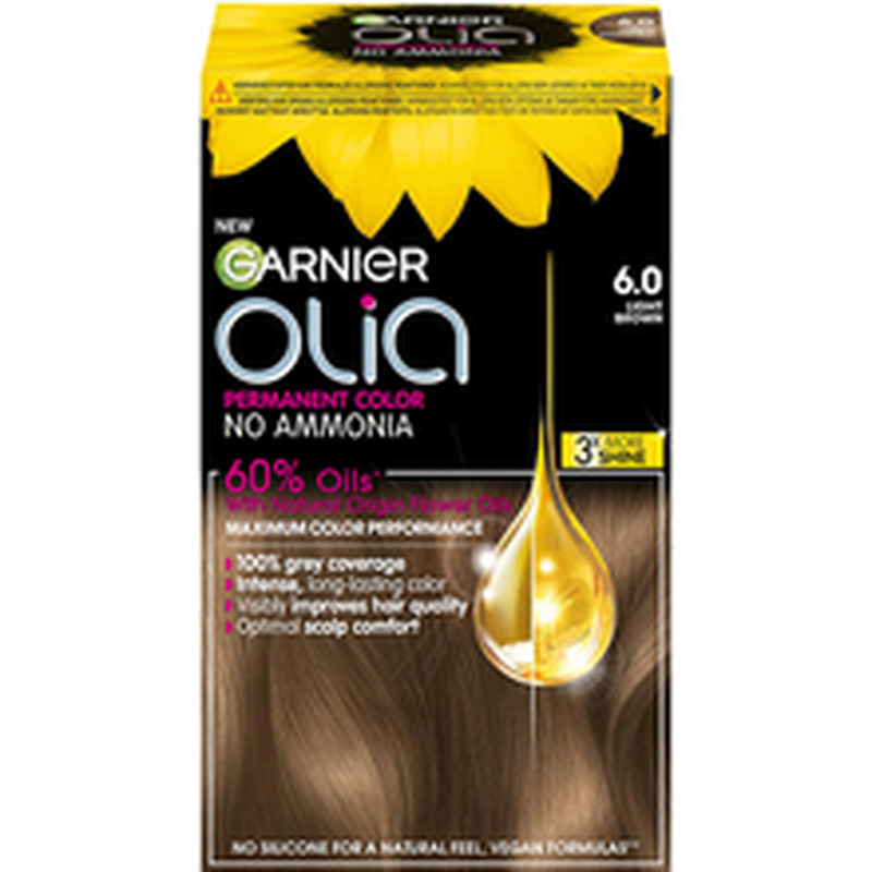 Garnier olia püsivärv light brown 6.0