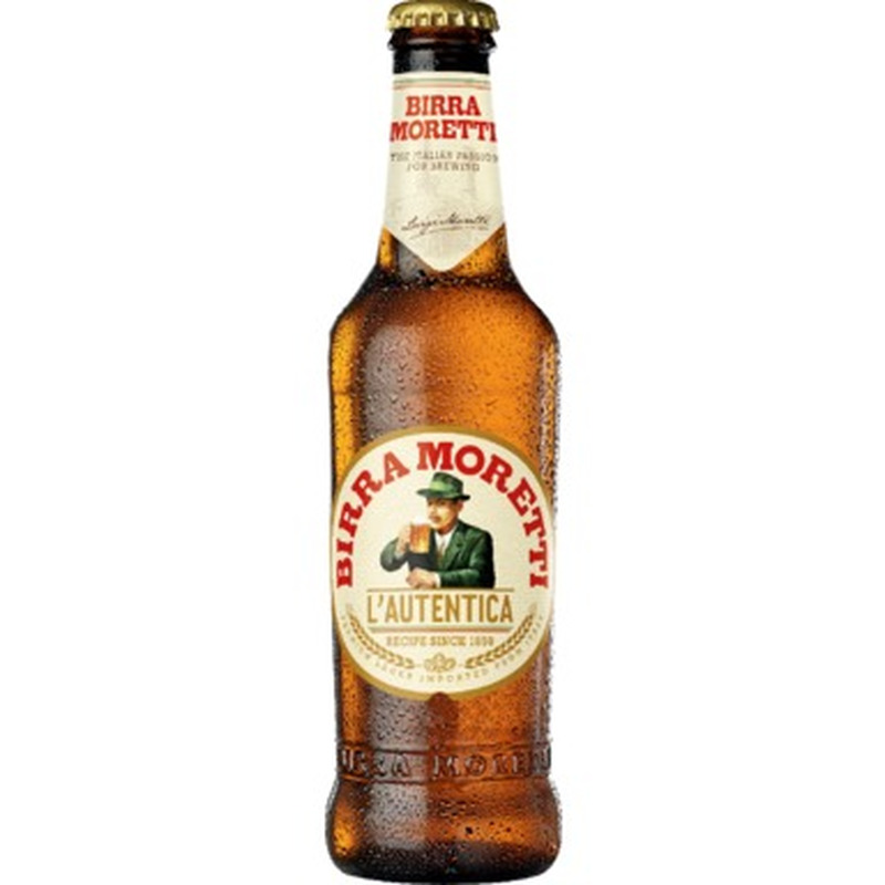 BIRRA MORETTI õlu hele 4,6% 33cl Itaalia (klaas)