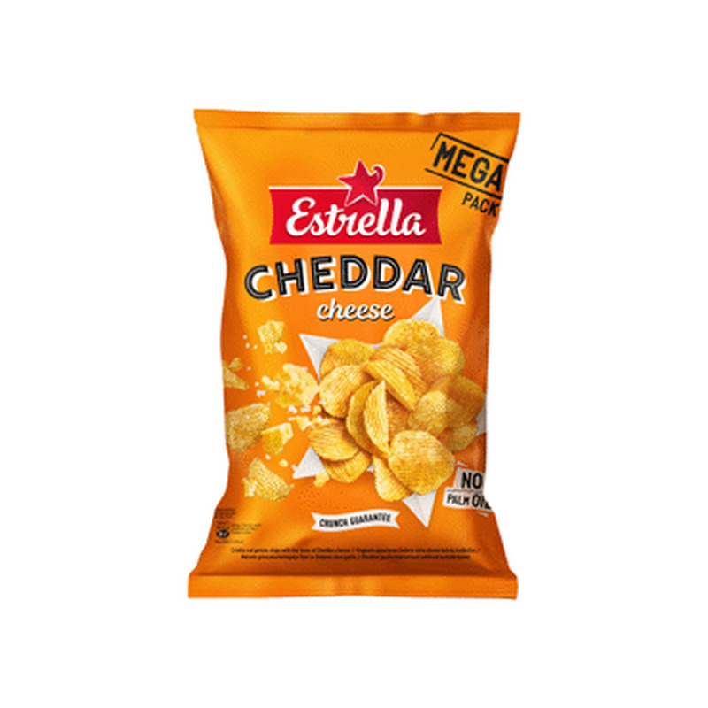 Kart.krõps.cheddari maits. ESTRELLA 250g