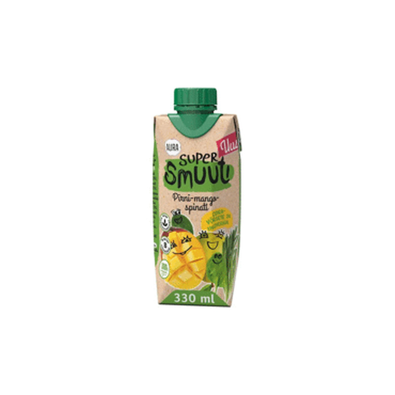 Smuut.AURA Pirni-mango-spinat 330ml