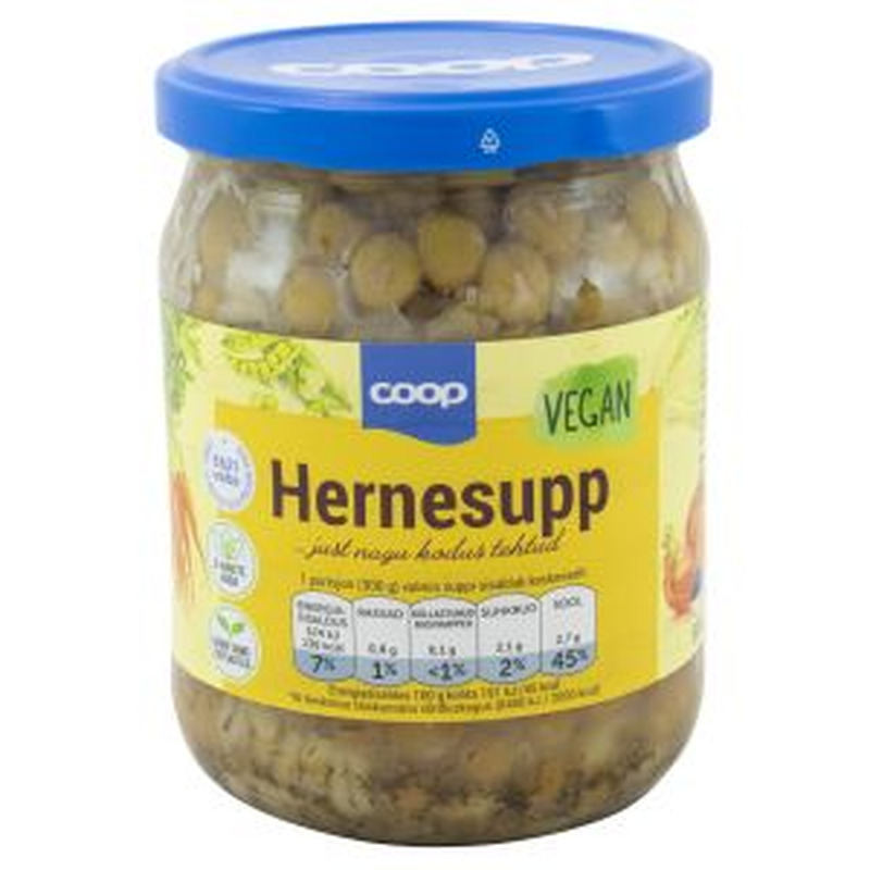 Coop Hernesupp 500g lihata