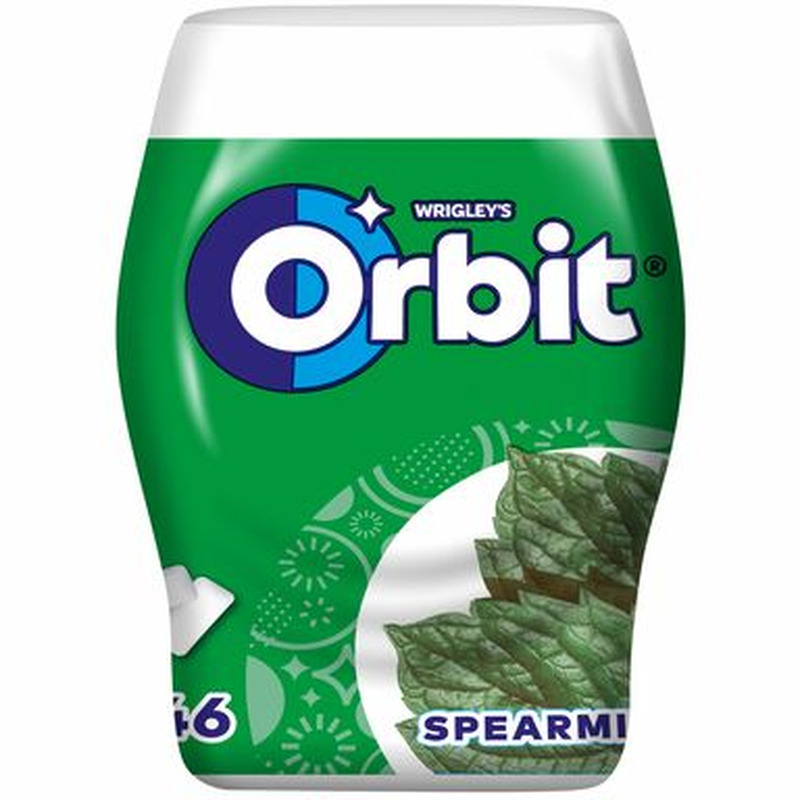 Närimiskumm Spearmint, ORBIT, 64 g