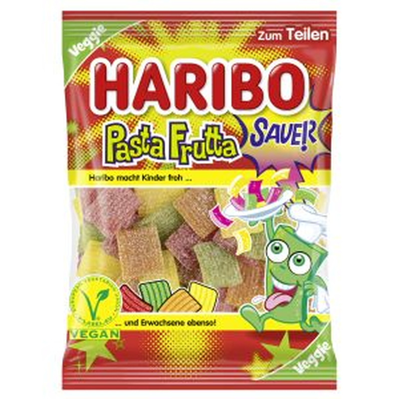 Haribo kummikomm Pasta Frutta 160g hapud